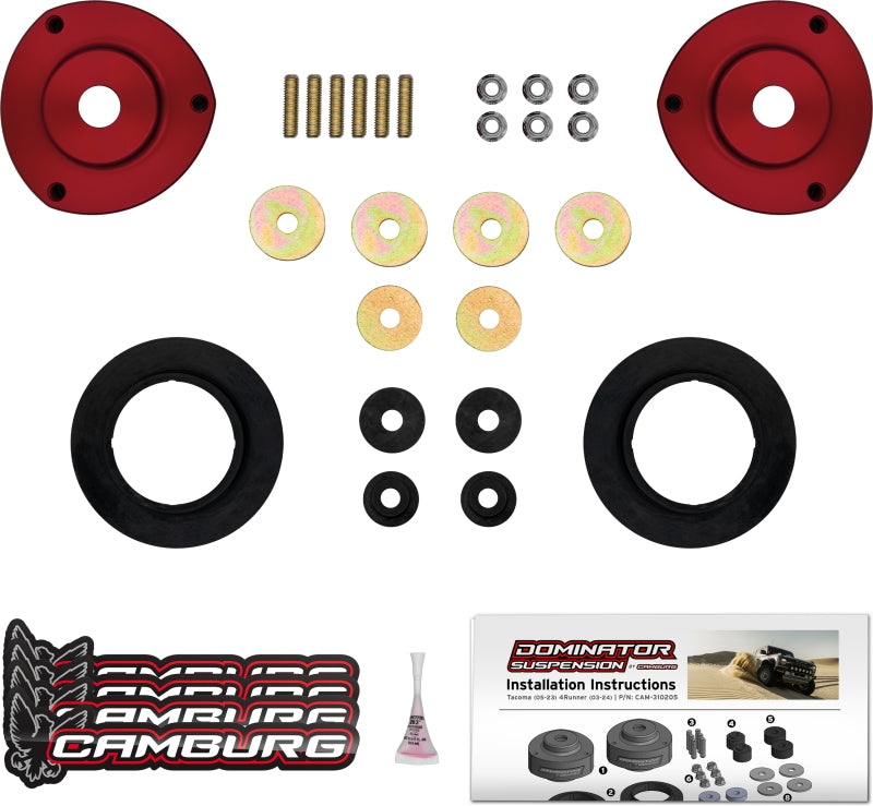 Camburg 05-23 Toyota Tacoma / 03-24 Toyota 4Runner Dominator Preload Spacer Kit-LTW Motorsports