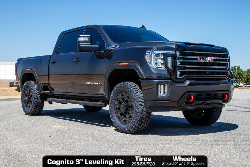 Cognito 20-24 Chevy/GMC Silverado/Sierra 2500/3500 HD 2WD/4WD 3in Standard Leveling Lift Kit-LTW Motorsports