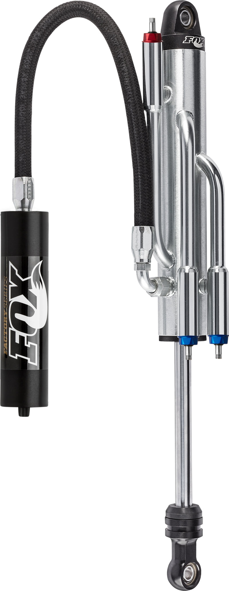 Fox 2.5 Factory Series 18in. Remote Res. 3-Tube Bypass Shock (2 Cmp/1 Reb) 7/8in. Shft(21/70) - Blk-LTW Motorsports