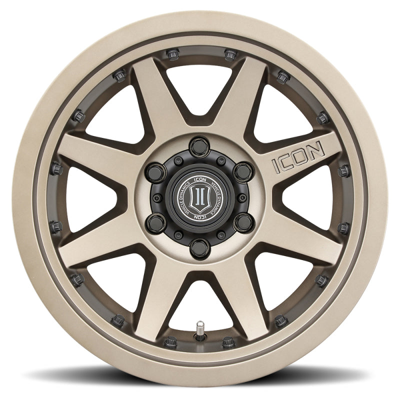 ICON Rebound Pro 17x8.5 6x135 6mm Offset 5in BS 87.1mm Bore Bronze Wheel-LTW Motorsports