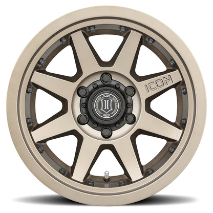 ICON Rebound Pro 17x8.5 5x150 25mm Offset 5.75in BS 110.1mm Bore Bronze Wheel-LTW Motorsports