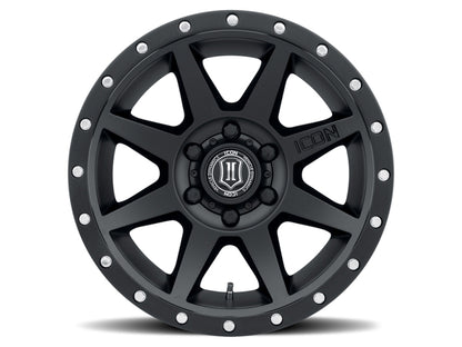 ICON Rebound 18x9 6x5.5 0mm Offset 5in BS 106.1mm Bore Satin Black Wheel-LTW Motorsports