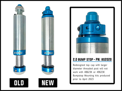 05-22 Toyota Tacoma Rear Bump Stop Mounting Kit with King 2.0 Bump Stops-LTW Motorsports