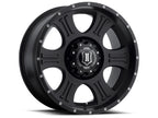 Shield 20 X 9 Satin Black, ICON Alloys