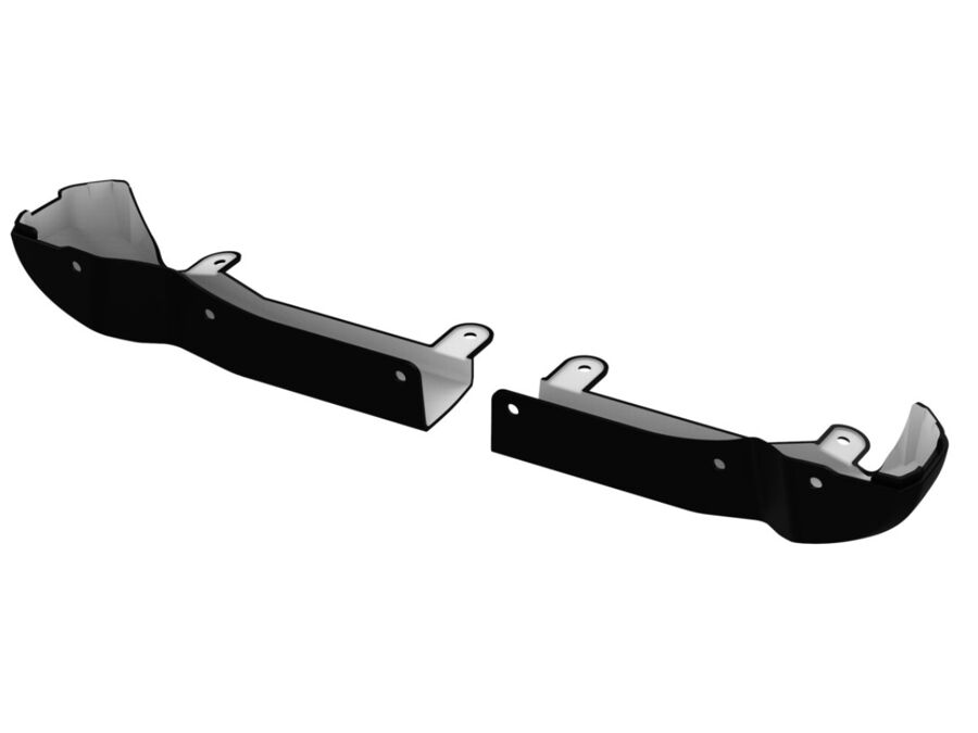 2020-2024 GMC 2500HD/ 3500HD 2 Piece Mud Flap Delete Kit-Front Only-LTW Motorsports
