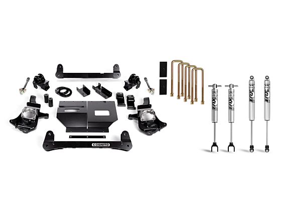 4-Inch Standard Lift Kit with Fox Psmt 2.0 Shocks for 2011-2019 Silverado/Sierra 2500/3500 2WD/4WD Cognito