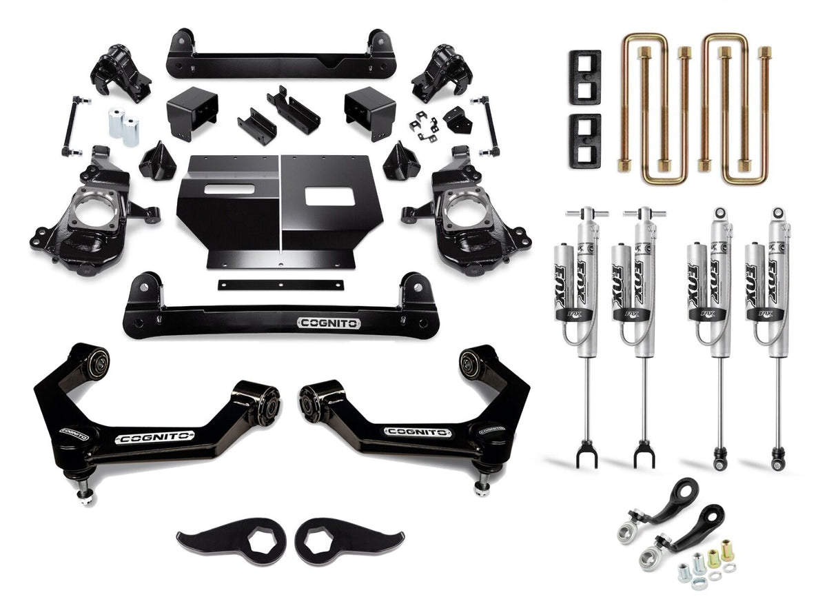 5-Inch Performance Lift Kit With Fox Psrr 2.0 Shocks For 2020-2024 Silverado/Sierra 2500/3500 2WD/4WD Cognito