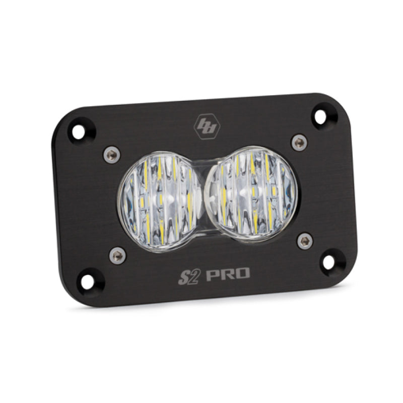Baja Designs S2 Pro Flush Mount Wide Cornering Pattern LED Work Light - Clear-LTW Motorsports