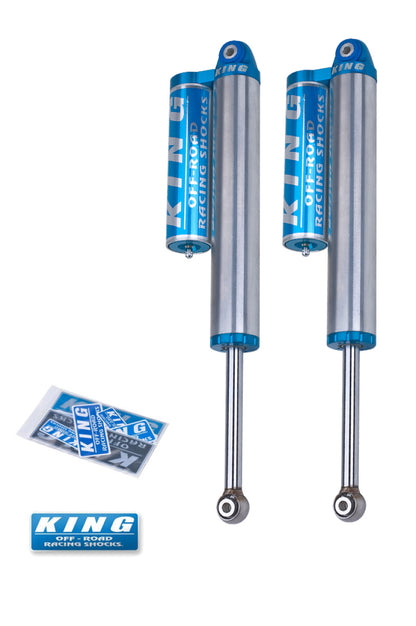 King Shocks 2005+ Ford F-250/F-350 4WD Rear 2.5 Dia Piggy Hose Reservoir Shock (Pair)-LTW Motorsports