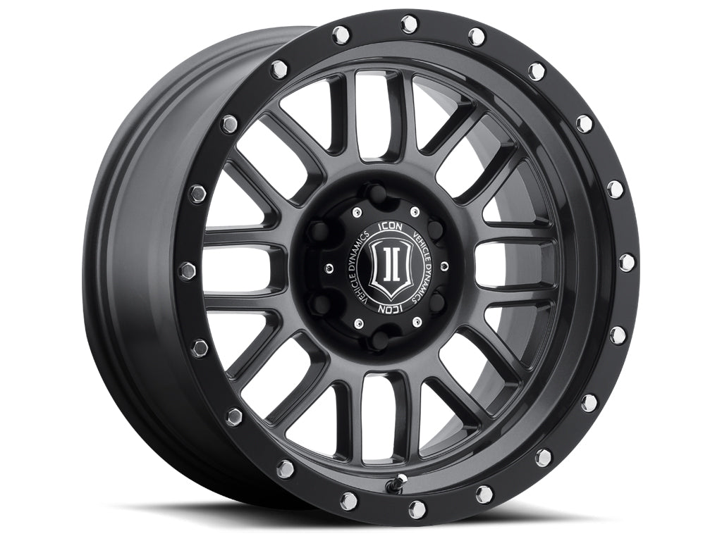 Alpha 17 X 8.5 Gun Metal, ICON Alloys