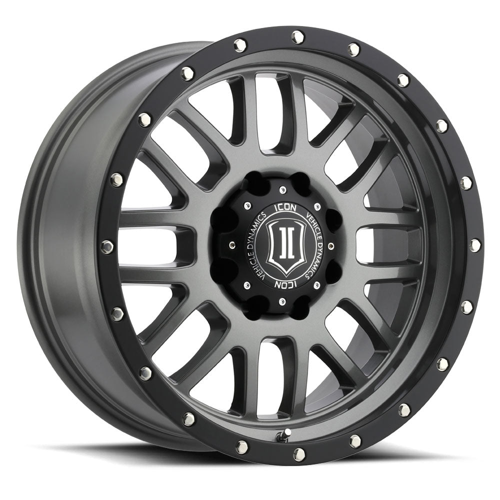 Alpha 20 X 9 / 5 X 150 / 16MM / 5.625 Inch Back Space Gun Metal, ICON Alloys