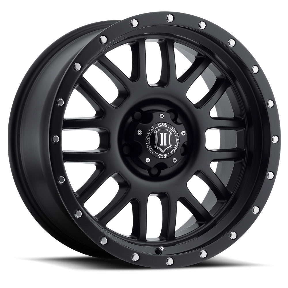 Alpha 20 X 9 Satin Black, ICON Alloys