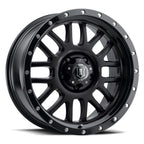 Alpha 20 X 9 / 6 X 5.5 16MM Offset 5.625 Inch Back Space Gloss Black, ICON Alloys