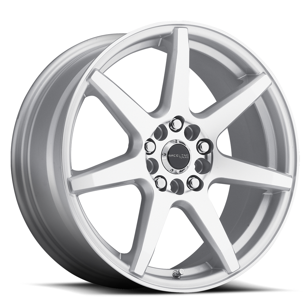 Aluminum Wheels 15x7 Evo 131S Silver Raceline Wheels