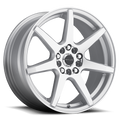 Aluminum Wheels 18x7.5 Evo 131S Silver Raceline Wheels