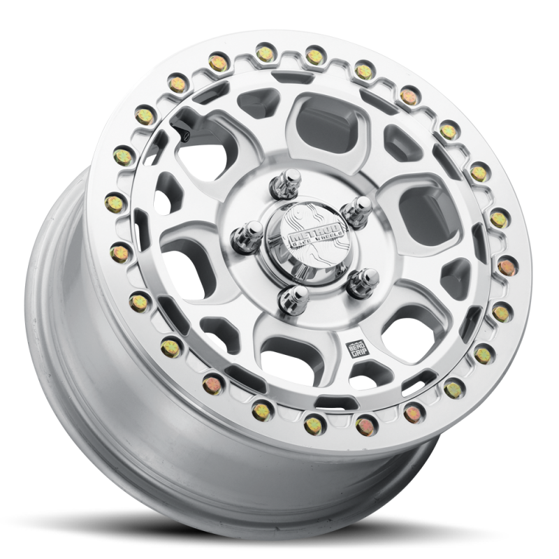 Method MR416 Beadlock 15x7 / 6x5.5 / 74mm Offset / 78.30mm Bore - Machined Clear Coat Wheel