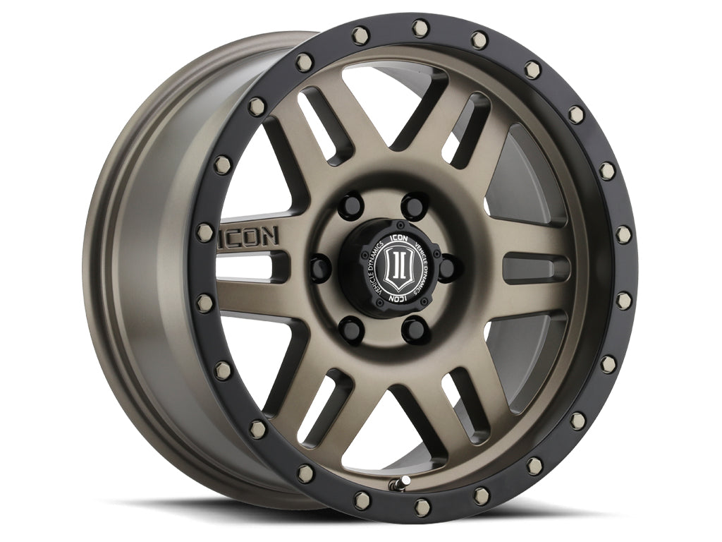 Six Speed 17 X 8.5 Bronze, ICON Alloys