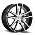 Aluminum Wheels 16x7 Encore 145M Black Machined Face Raceline Wheels