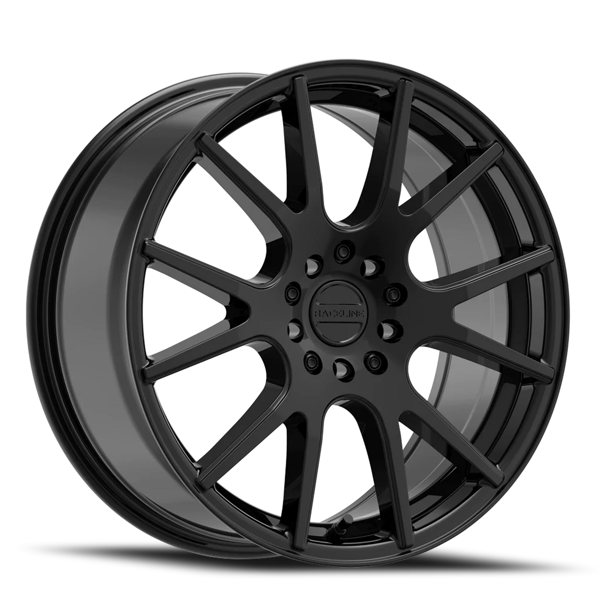 Aluminum Wheels 17x7.5 Intake 147B Black Raceline Wheels