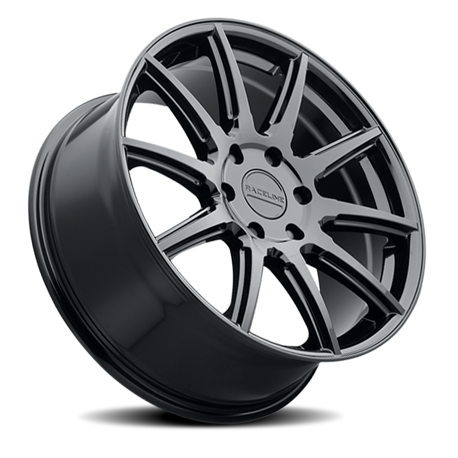 Aluminum Wheels 18x8 Spike 159 GB Gloss Black Raceline Wheels