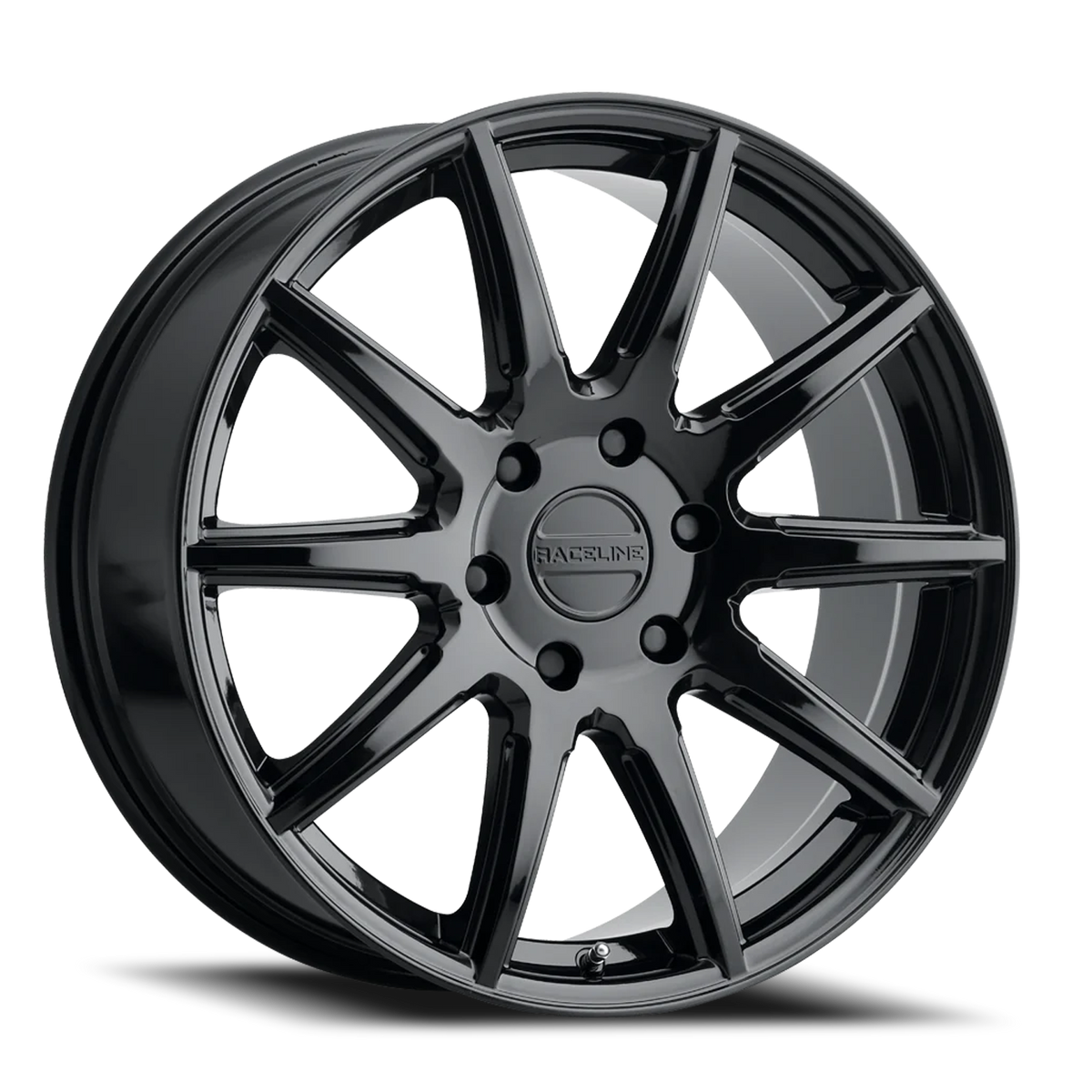 Aluminum Wheels 18x8 Spike 159 GB Gloss Black Raceline Wheels