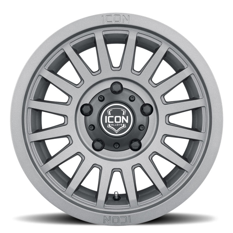 ICON Recon SLX 17x8.5 6x5.5 BP 0mm Offset 4.75in BS 106.1mm Bore Charcoal Wheel-LTW Motorsports