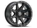 Rebound 17 X 8.5 Satin Black, ICON Alloys