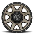 Rebound HD 17 X 8.5 Bronze, ICON Alloys