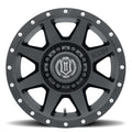 Rebound HD 17 X 8.5 Satin Black, ICON Alloys