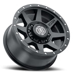 Rebound HD 17 X 8.5 Satin Black, ICON Alloys