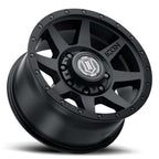 Rebound HD 17 X 8.5 / 8 X 170 6MM Offset 5 Inch Backspace Double Black, ICON Alloys