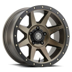 Rebound 17 X 8.5 / 5 X 5.5 / 0MM / 4.75 Inch Back Space Bronze, ICON Alloys