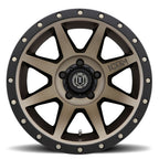 Rebound 17 X 8.5 / 5 X 5.5 / 0MM / 4.75 Inch Back Space Bronze, ICON Alloys