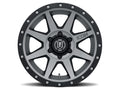 Rebound 17 X 8.5 / 6 X 5.5 25MM Offset 5.75 Inch Back Space Titanium, ICON Alloys