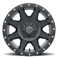 Rebound 18 X 9 Satin Black, ICON Alloys