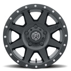 Rebound 18 X 9 Satin Black, ICON Alloys