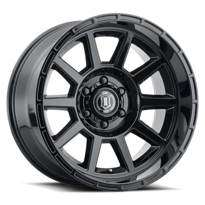 ICON Recoil 20x10 5x5 -24mm Offset 4.5in BS Gloss Black Wheel-LTW Motorsports