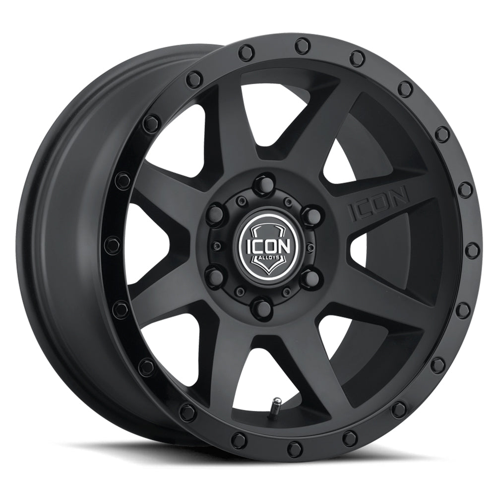 Rebound 20 X 9 Double Black, ICON Alloys