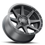 Rebound 20 X 9 / 5X150 / 16MM / 5.625 Inch Back Space Satin Black, ICON Alloys