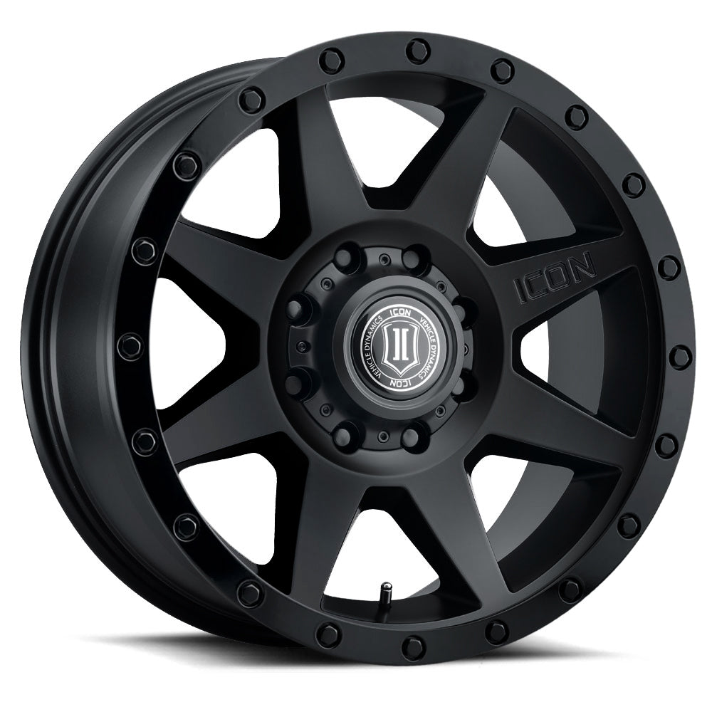 Rebound 20 X 9 Double Black, ICON Alloys