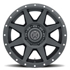 Rebound 20 X 9 Satin Black, ICON Alloys