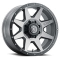 Rebound 20 X 9 / 8 X 180 12MM Offset 5.5 Inch Backspace Titanium, ICON Alloys