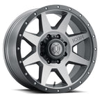 Rebound 20 X 9 / 8 X 180 12MM Offset 5.5 Inch Backspace Titanium, ICON Alloys
