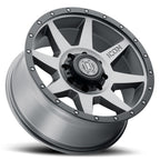 Rebound 20 X 9 / 8 X 180 12MM Offset 5.5 Inch Backspace Titanium, ICON Alloys