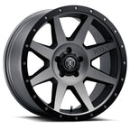 Rebound 20 X 9 / 6 X 5.5 16MM Offset 5.625 Inch Back Space Titanium, ICON Alloys