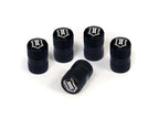 Valve Stem Cap Set Qty 5 Black, ICON Alloys