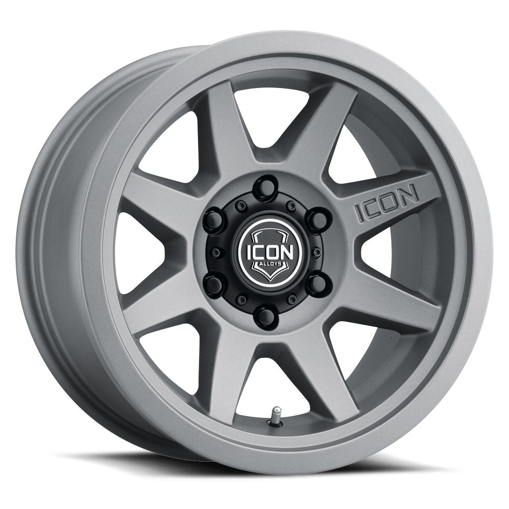 Rebound Six 17 X 8.5 Charcoal, ICON Alloys