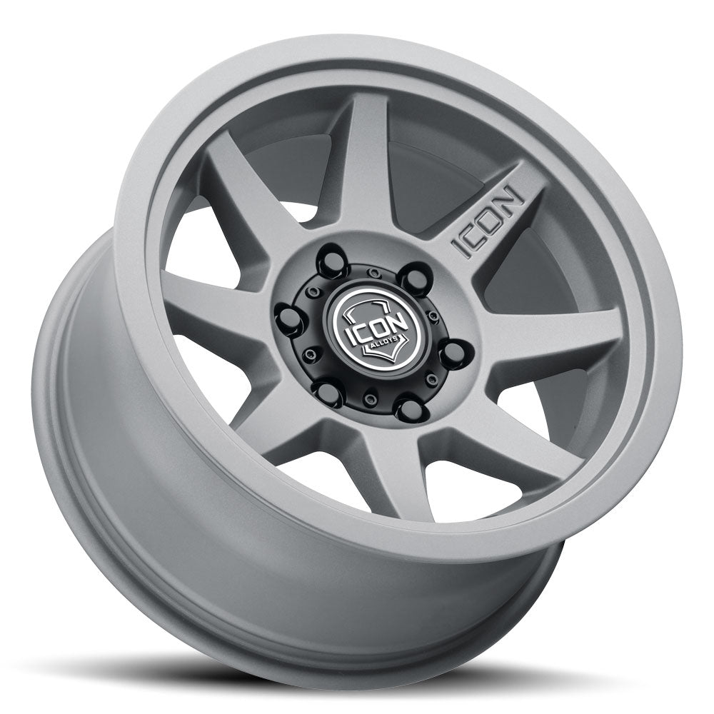 Rebound Six 17 X 8.5 Charcoal, ICON Alloys