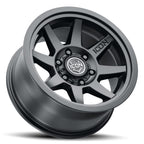 Rebound Six 17 X 8.5 Satin Black, ICON Alloys