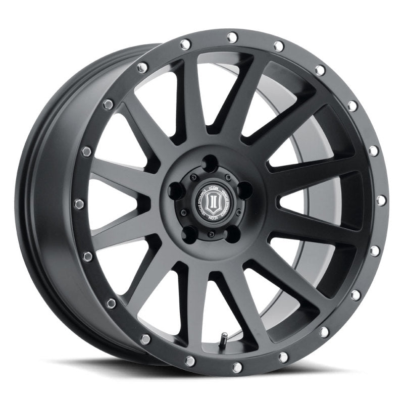 ICON Compression 20x10 6x135 -19mm Offset 4.75inBS Satin Black Wheel-LTW Motorsports